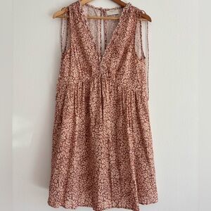 Auguste The Label Blush Patterned Midi Dress